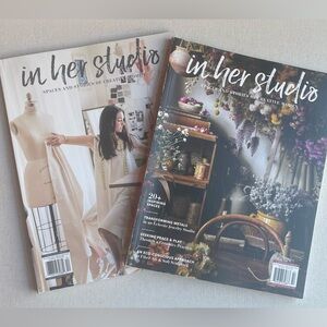 In Her Studio Magazine Lot Summer 2024 and Summer 2021 Spaces Creative Women